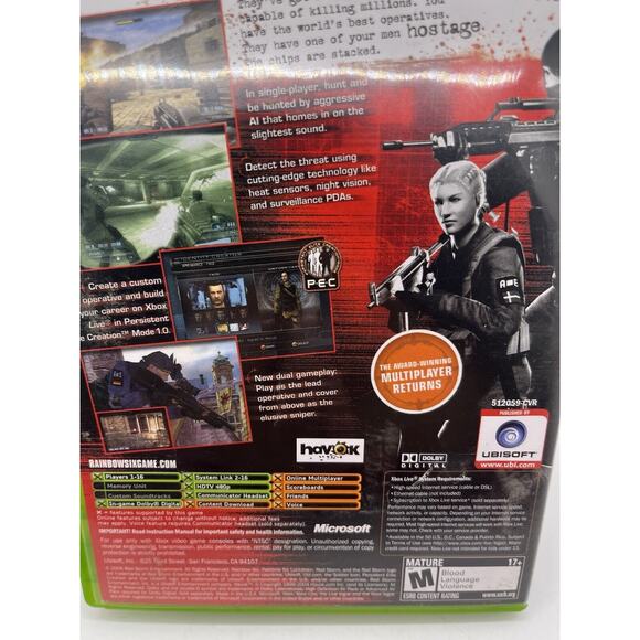 Tom Clancy's Rainbow Six Lockdown Xbox - TESTED - Picture 5 of 6